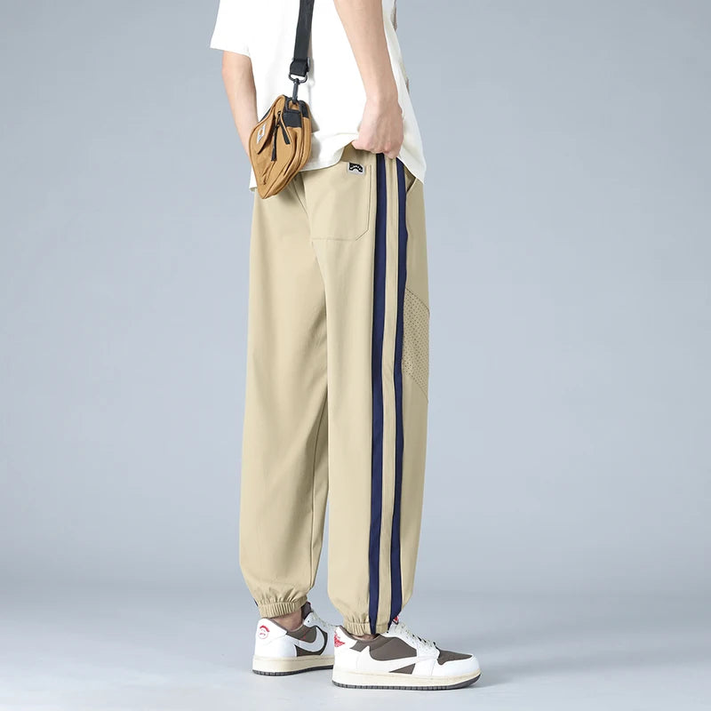 Men's Ice Silk Jogger Pants | Lightweight Stretch Comfort Fit 4