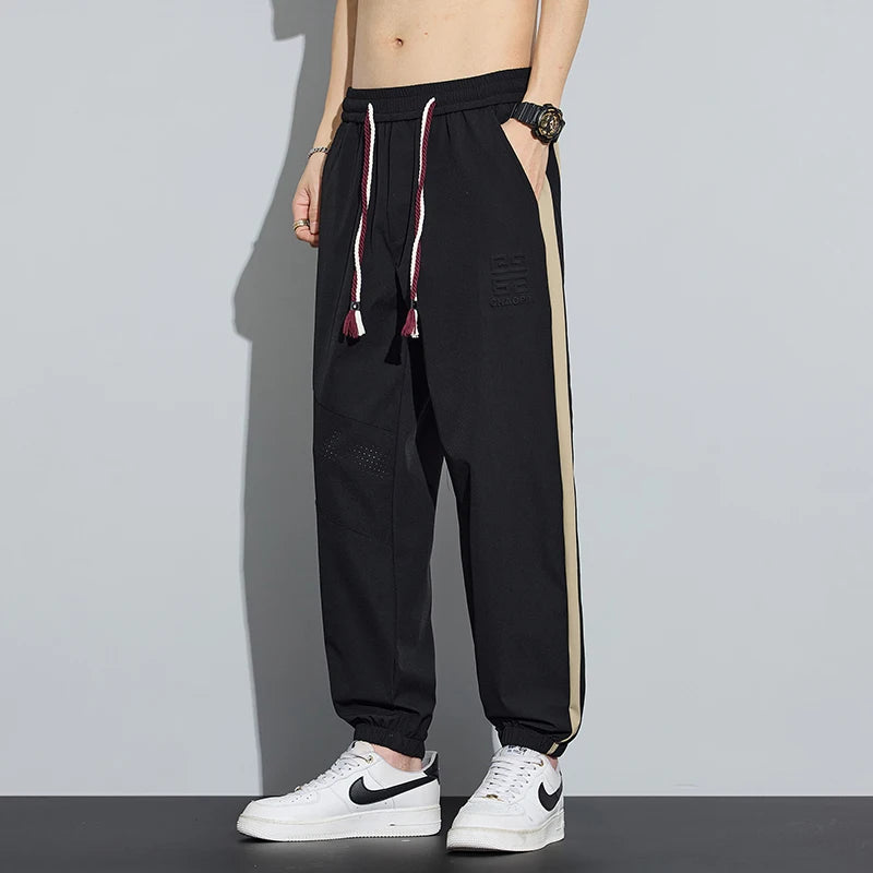 Men's Ice Silk Jogger Pants | Lightweight Stretch Comfort Fit 6