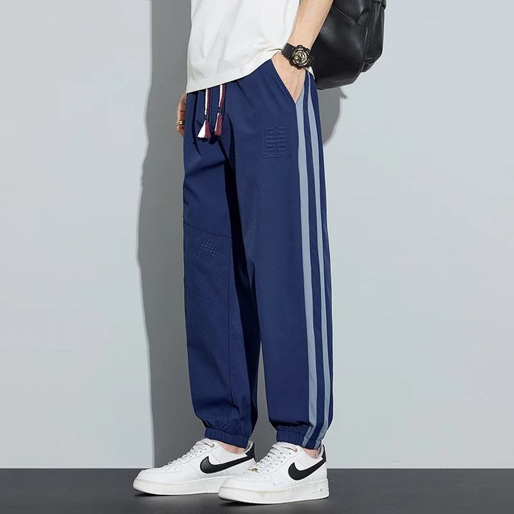 Men's Ice Silk Jogger Pants | Lightweight Stretch Comfort Fit 7