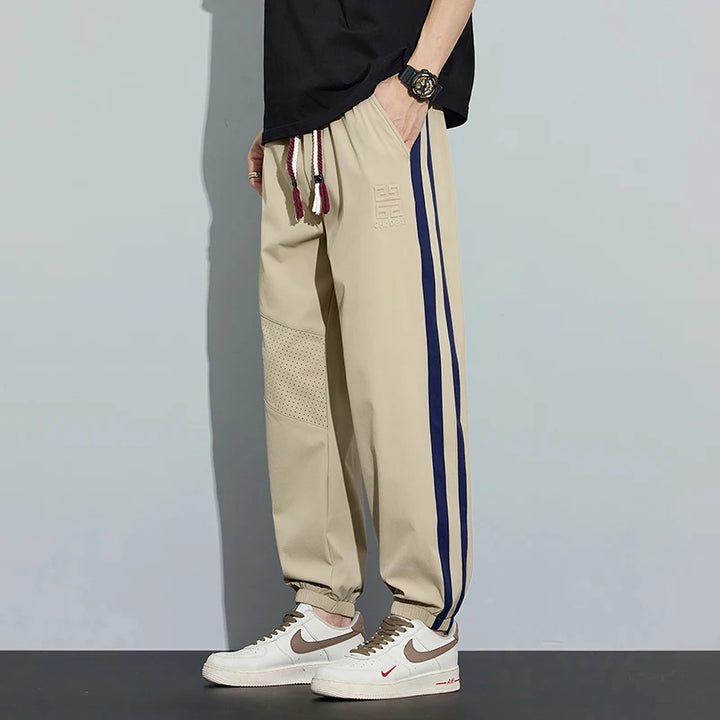 Men's Ice Silk Jogger Pants | Lightweight Stretch Comfort Fit 8