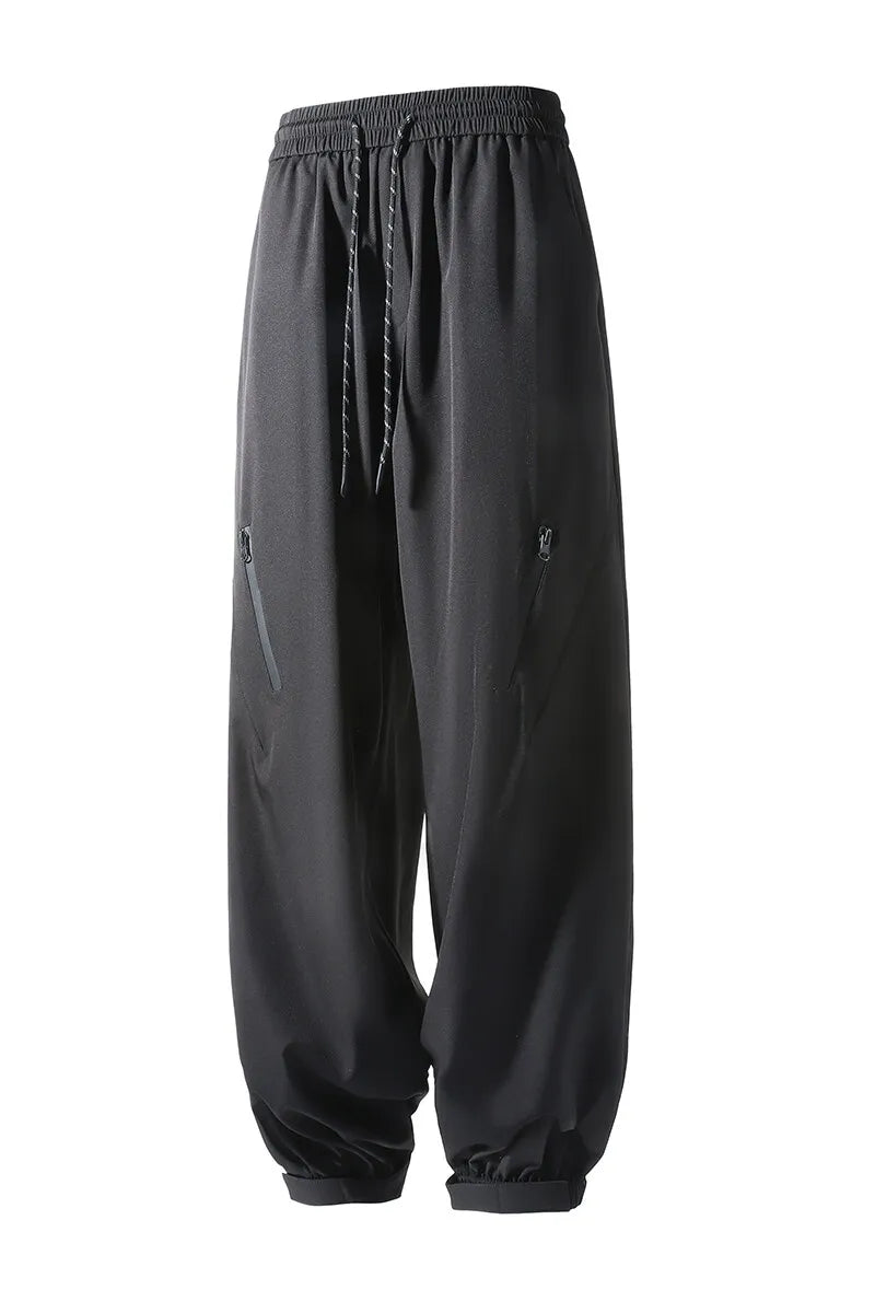 Men's Ice Silk Loose Trousers | Lightweight Breathable Comfort Fit 5