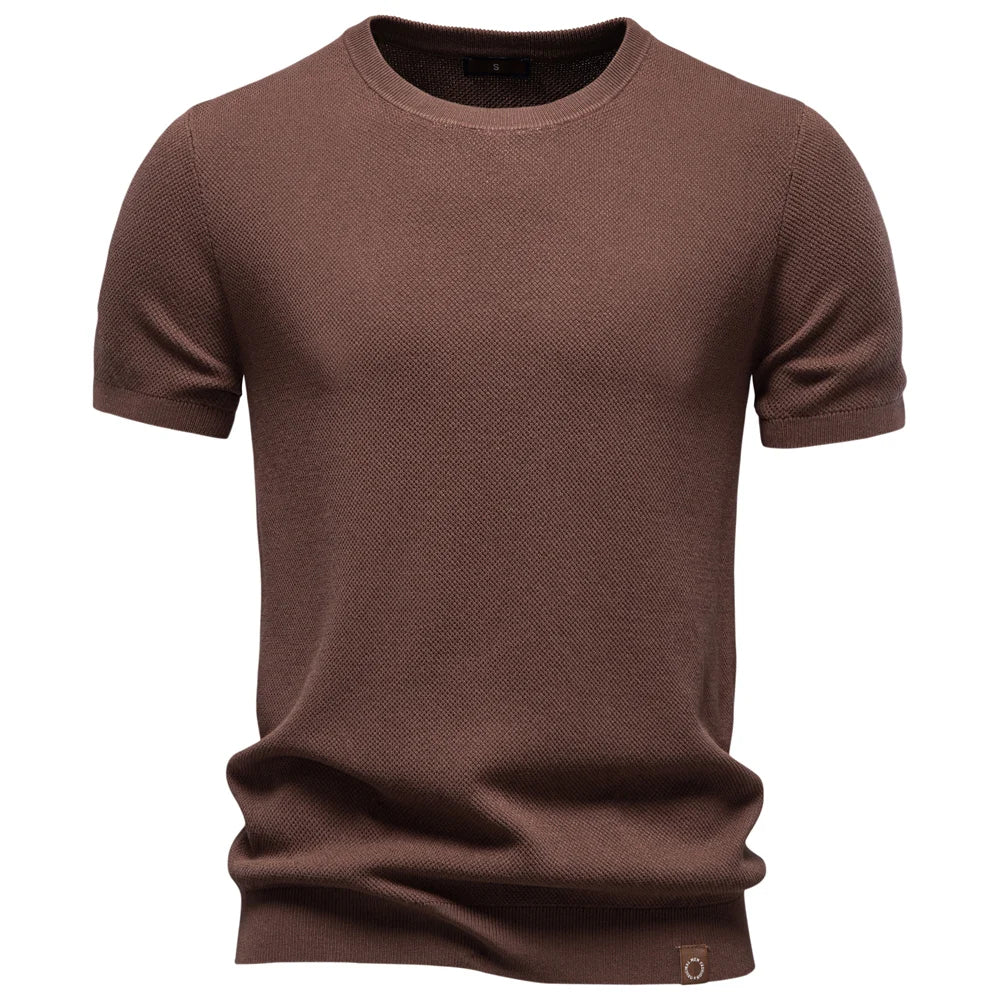 Men's Ice Silk O-Neck T-Shirt | Lightweight Breathable Everyday Comfort 10