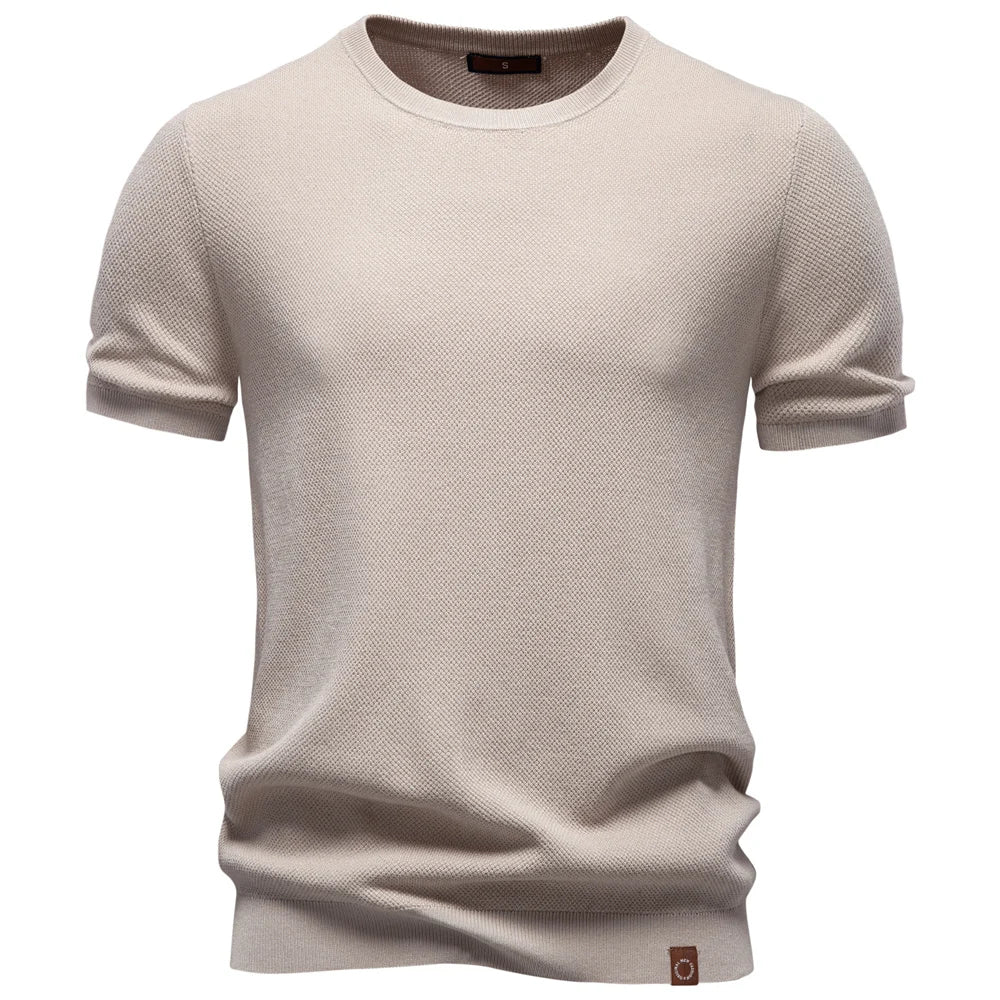 Men's Ice Silk O-Neck T-Shirt | Lightweight Breathable Everyday Comfort 7