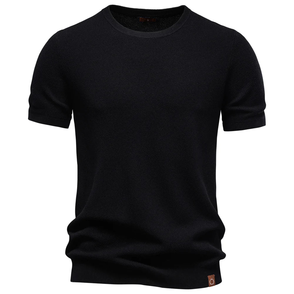 Men's Ice Silk O-Neck T-Shirt | Lightweight Breathable Everyday Comfort 8