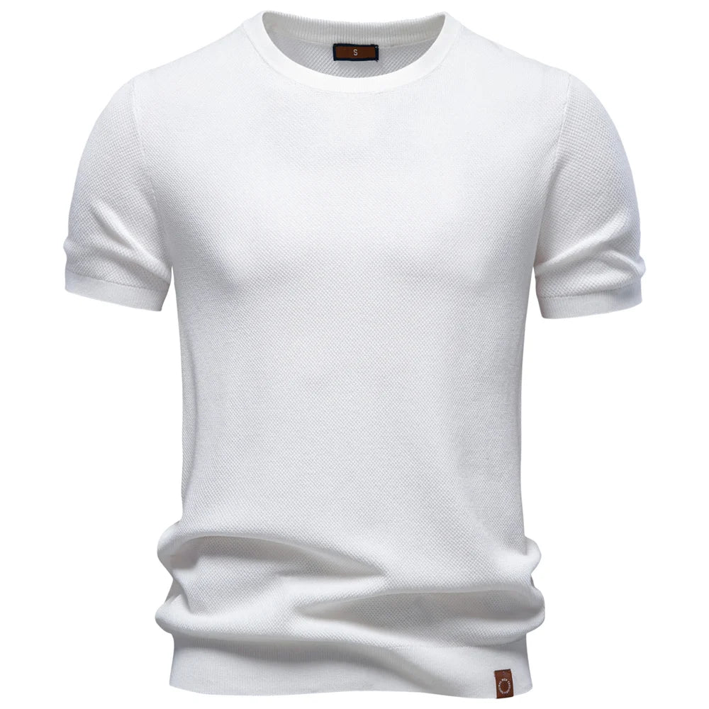 Men's Ice Silk O-Neck T-Shirt | Lightweight Breathable Everyday Comfort 9