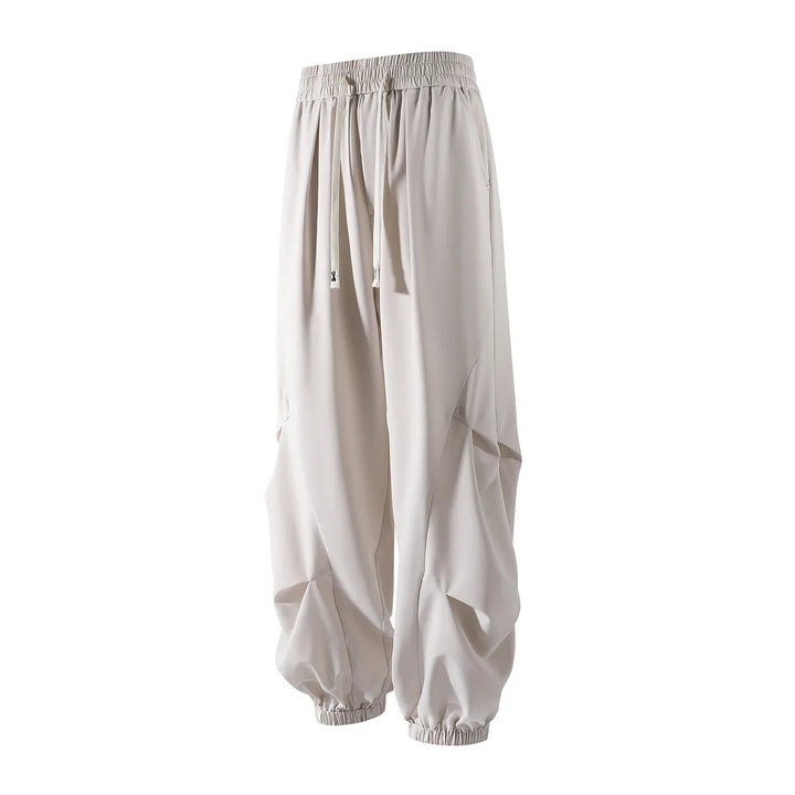 Men's Ice Silk Pleated Pants | Lightweight Breathable Summer Casual Fit | Effortless Daily Comfort 2