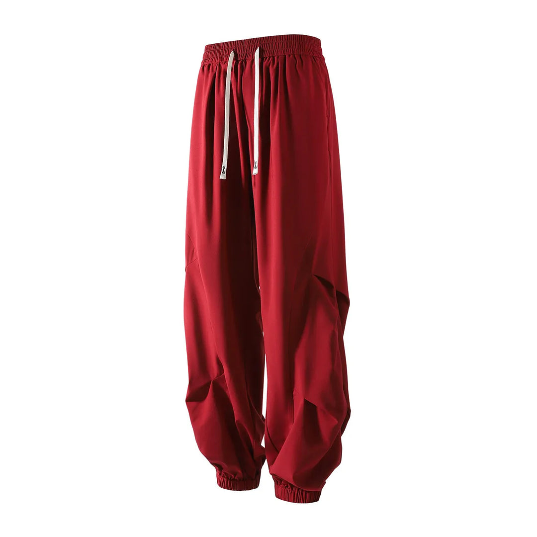 Men's Ice Silk Pleated Pants | Lightweight Breathable Summer Casual Fit | Effortless Daily Comfort 3