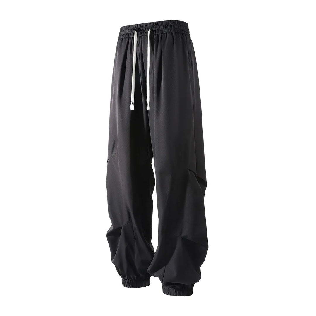 Men's Ice Silk Pleated Pants | Lightweight Breathable Summer Casual Fit | Effortless Daily Comfort 4