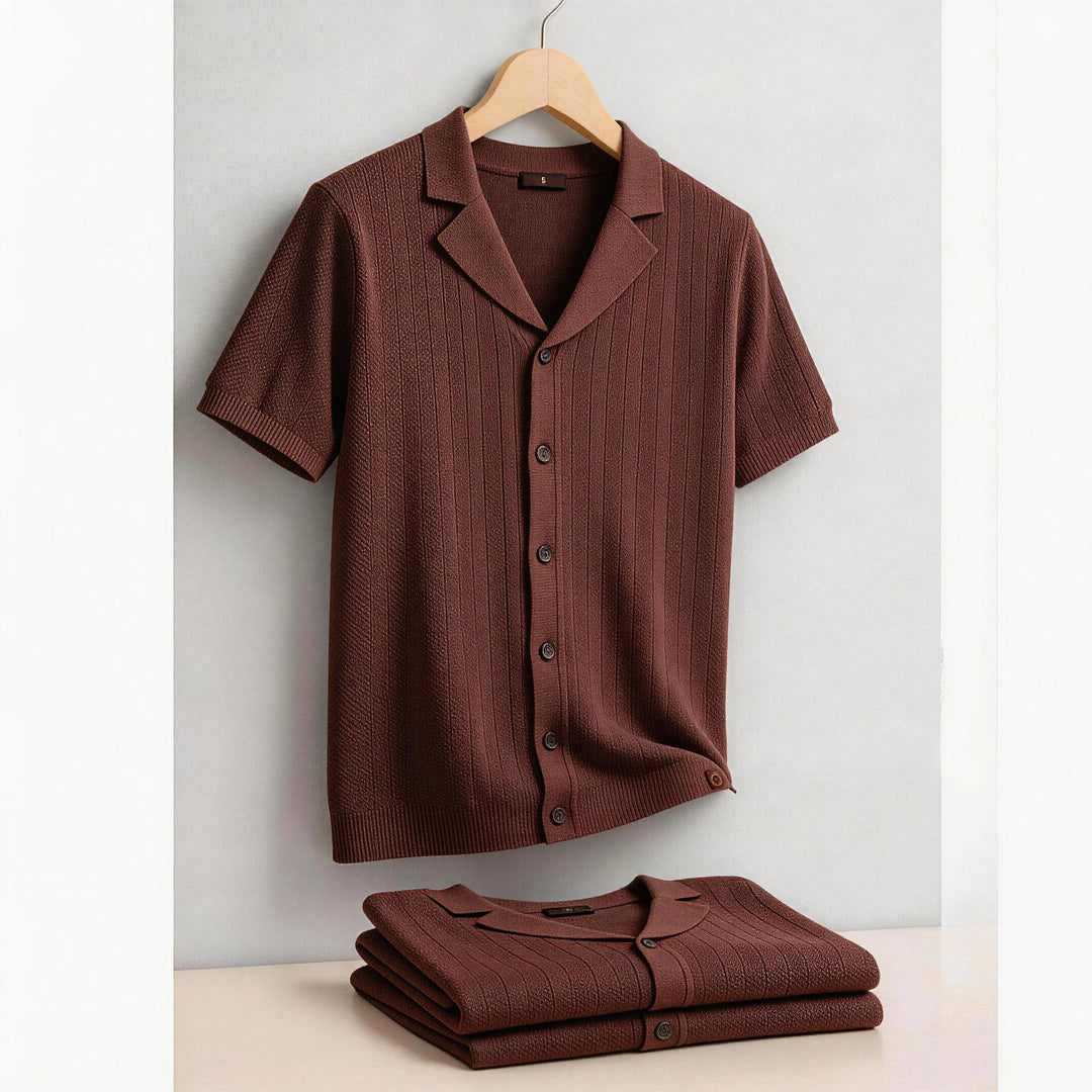 Men's Ice Silk Polo Shirt | Breathable Short Sleeve Business Top | Stylish Summer Wear