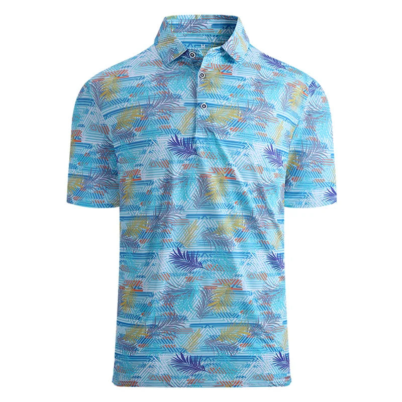 Men's Ice Silk Polo Shirt | Lightweight Breathable Summer Essential