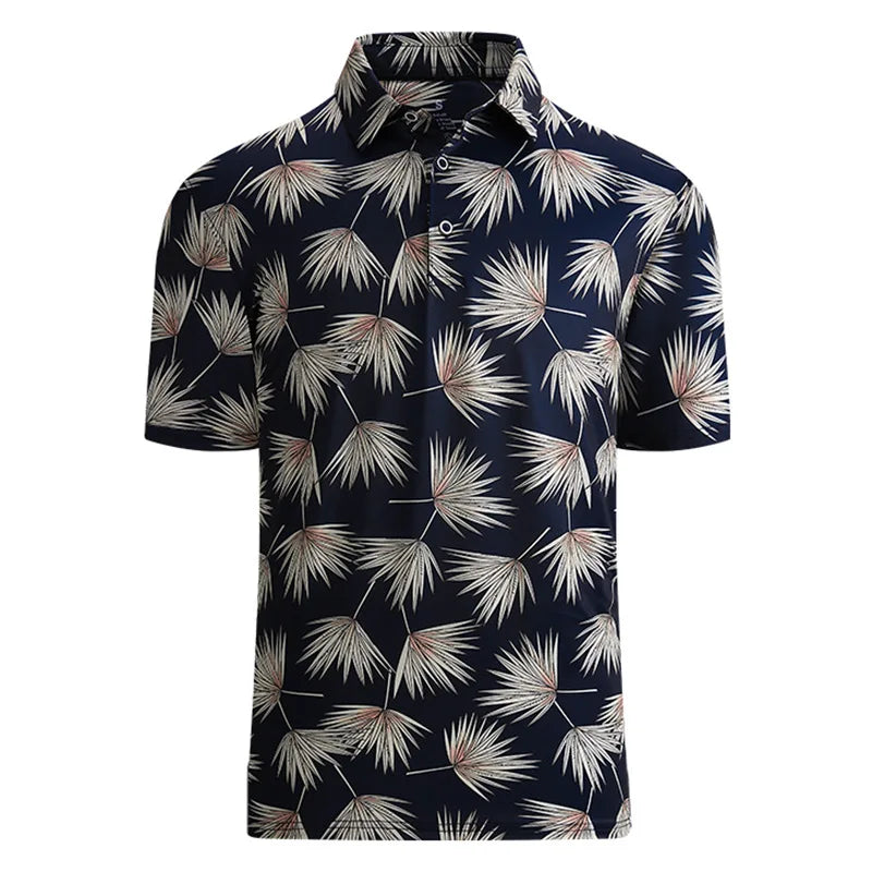 Men's Ice Silk Polo Shirt | Lightweight Breathable Summer Essential