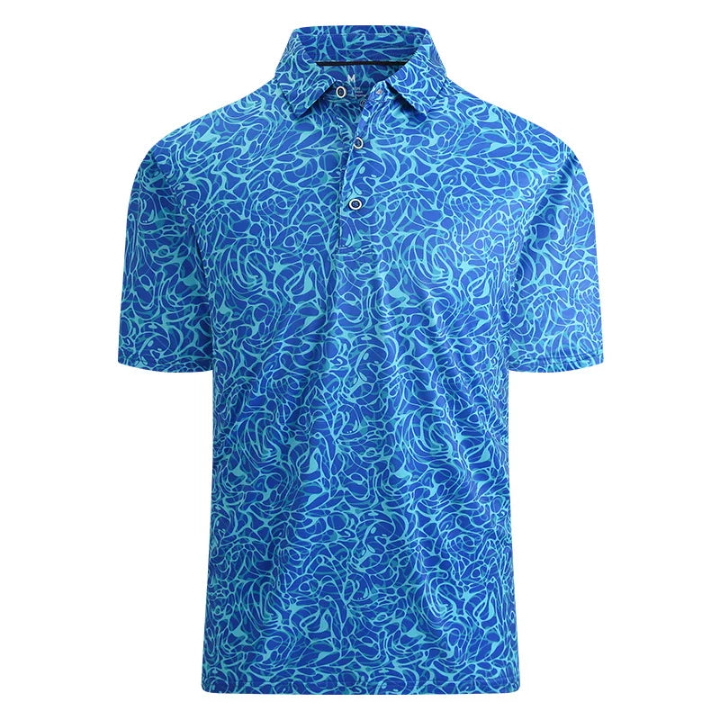 Men's Ice Silk Polo Shirt | Lightweight Breathable Summer Essential