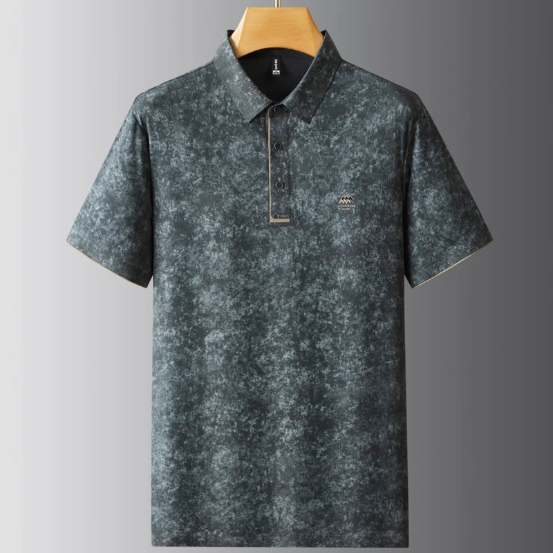 Men's Ice Silk Polo Shirt | Stylish Breathable Summer Essential