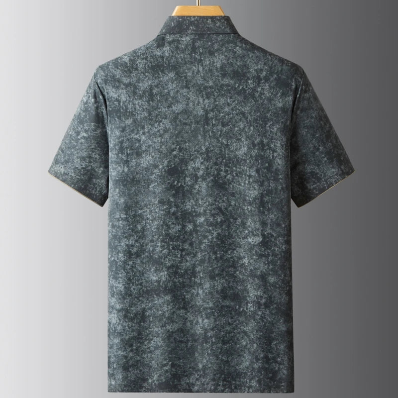 Men's Ice Silk Polo Shirt | Stylish Breathable Summer Essential