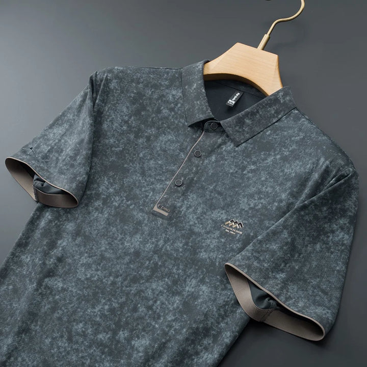 Men's Ice Silk Polo Shirt | Stylish Breathable Summer Essential