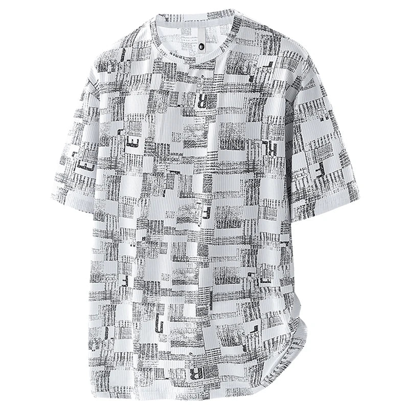 Men's Ice Silk Short-Sleeved T-Shirt | Lightweight Breathable Summer Essential 3