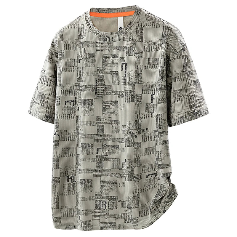 Men's Ice Silk Short-Sleeved T-Shirt | Lightweight Breathable Summer Essential 6