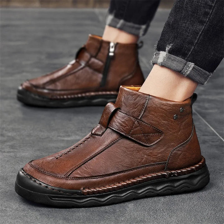 Men's Italian Leather Ankle Boots | Premium Comfort and Classic Style 4