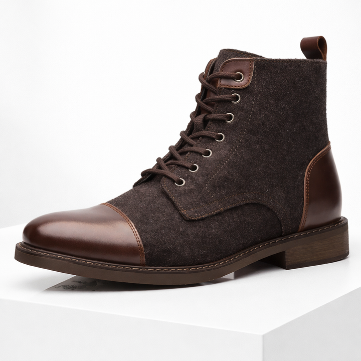Men's Italian Leather Boots | Durable Comfort Design 0