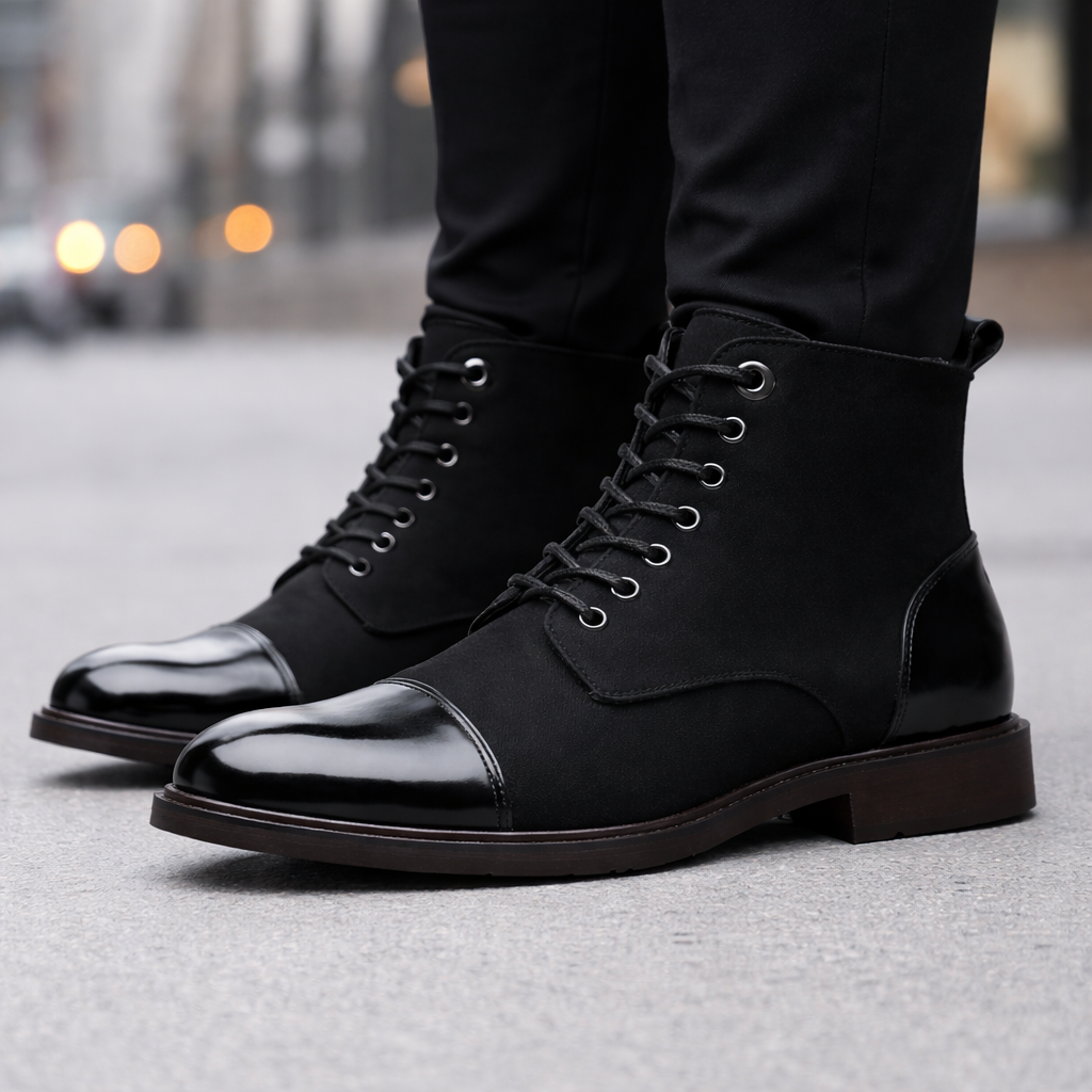 Men's Italian Leather Boots | Durable Comfort Design 7