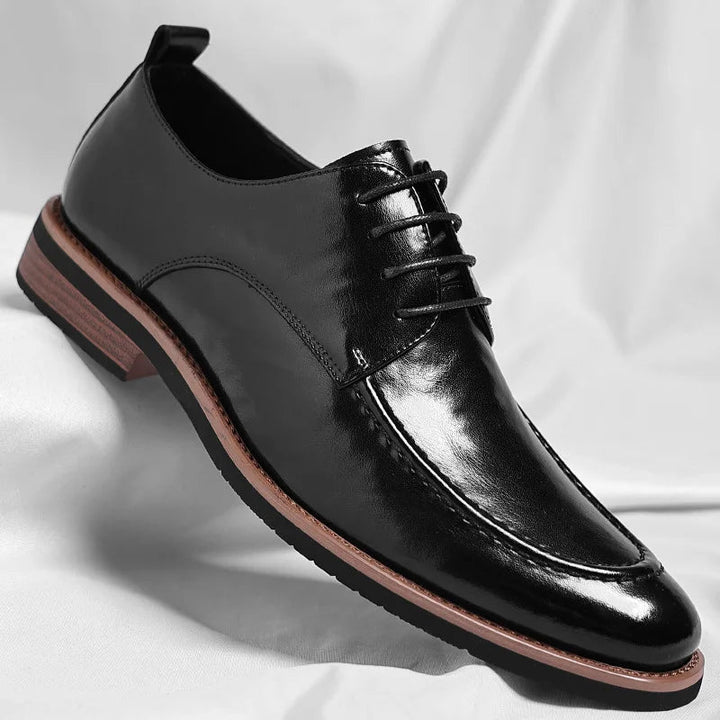 Men's Italian Leather Dress Sneakers | Refined Comfort Style 5