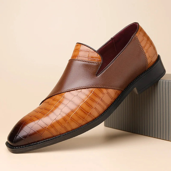 Men's Italian Leather Penny Loafers | Refined Orthopedic Comfort Design 0