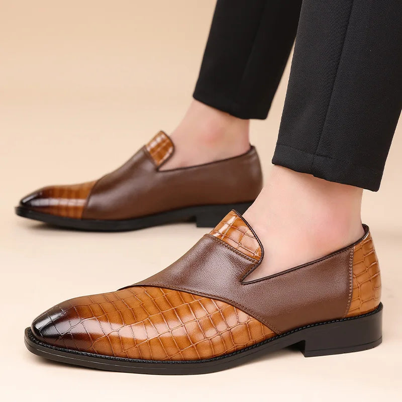 Men's Italian Leather Penny Loafers | Refined Orthopedic Comfort Design 2