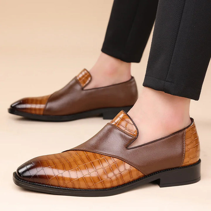 Men's Italian Leather Penny Loafers | Refined Orthopedic Comfort Design 2