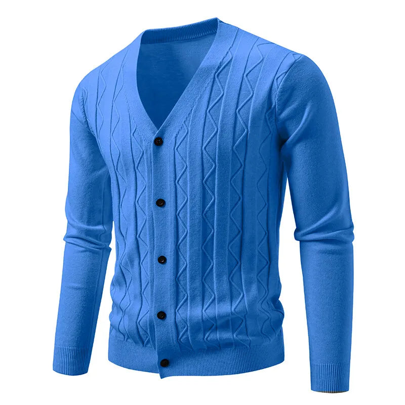 Men's Knit Cardigan Sweater | Tailored Smart Casual Layering 2