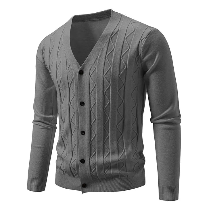 Men's Knit Cardigan Sweater | Tailored Smart Casual Layering 3