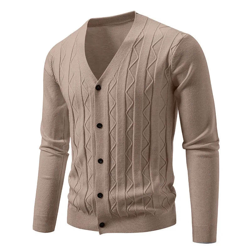 Men's Knit Cardigan Sweater | Tailored Smart Casual Layering 4