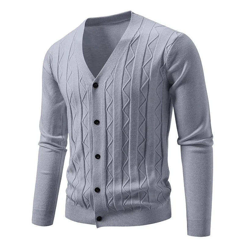 Men's Knit Cardigan Sweater | Tailored Smart Casual Layering 5