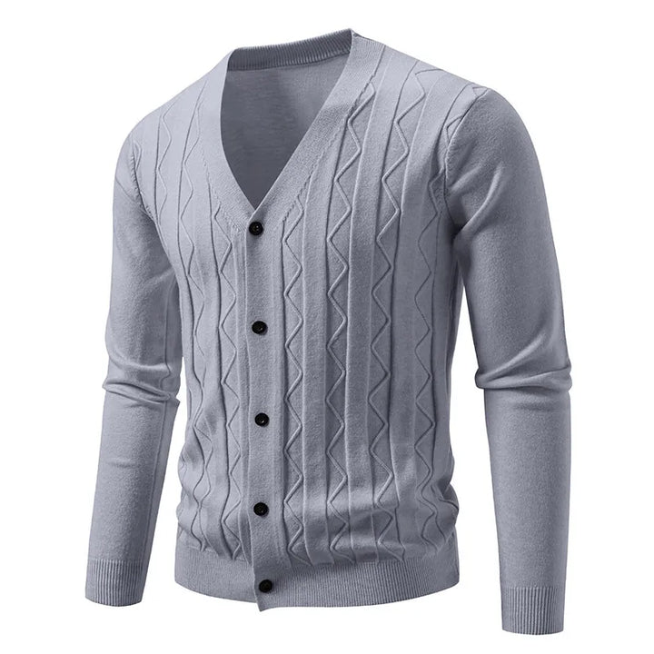 Men's Knit Cardigan Sweater | Tailored Smart Casual Layering 5