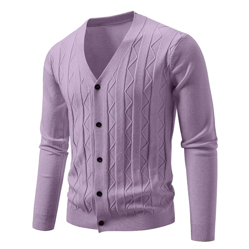 Men's Knit Cardigan Sweater | Tailored Smart Casual Layering 8