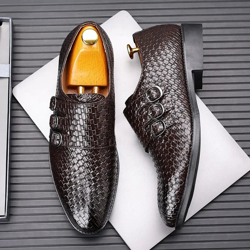 Men's Knit Leather Oxfords | Refined Comfort and Class 4