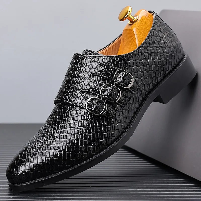 Men's Knit Leather Oxfords | Refined Comfort and Class 6