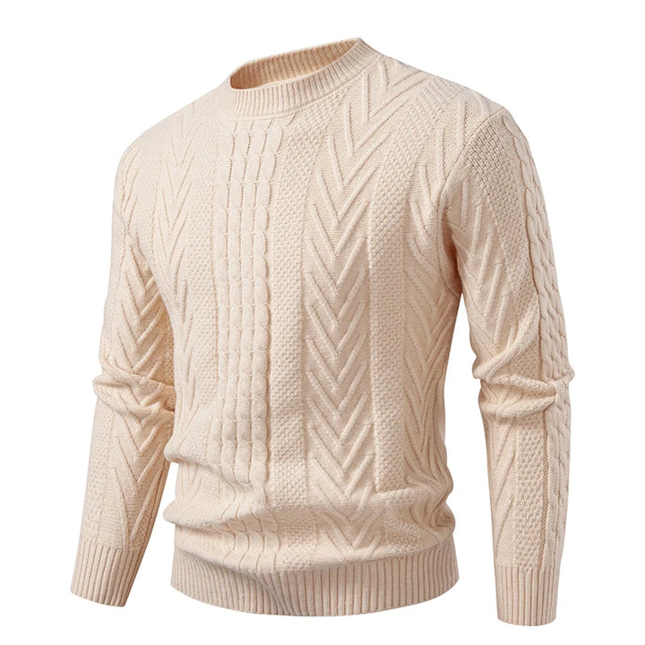 Men's Knit Pullover Sweater | Soft Touch Slim Fit Design 3