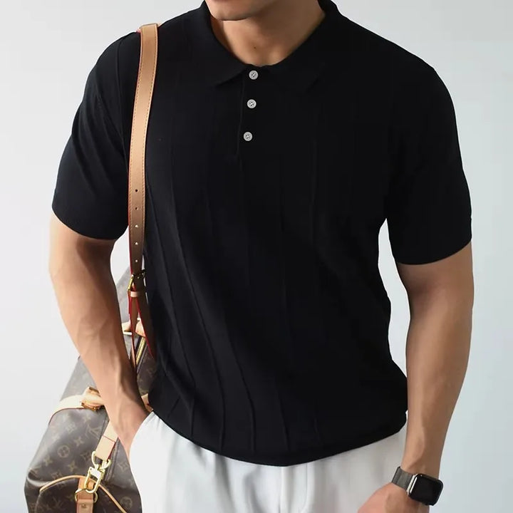 Men's Knitted Polo Shirt | Refined Summer Business Casual Fit 3