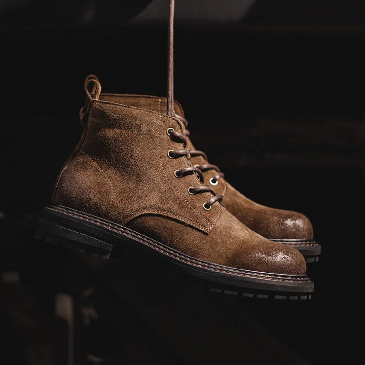 Men's Leather Ankle Boots | Vintage Durable Comfort Design | All-Day Wear Essential 1
