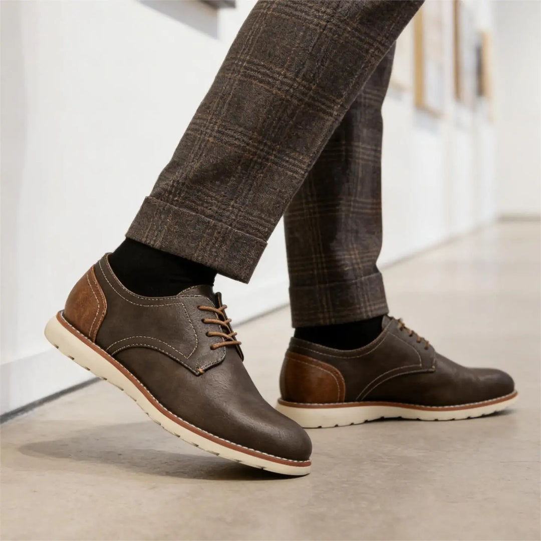 Men's Leather Casual Shoes | Stylish All-Day Comfort Fit 0