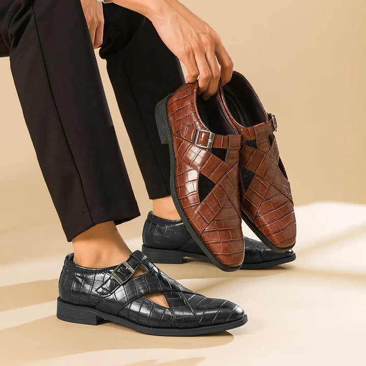 Men's Leather Gladiator Sandals | Stylish All-Day Comfort Fit 1