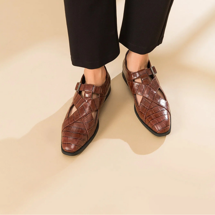 Men's Leather Gladiator Sandals | Stylish All-Day Comfort Fit 4