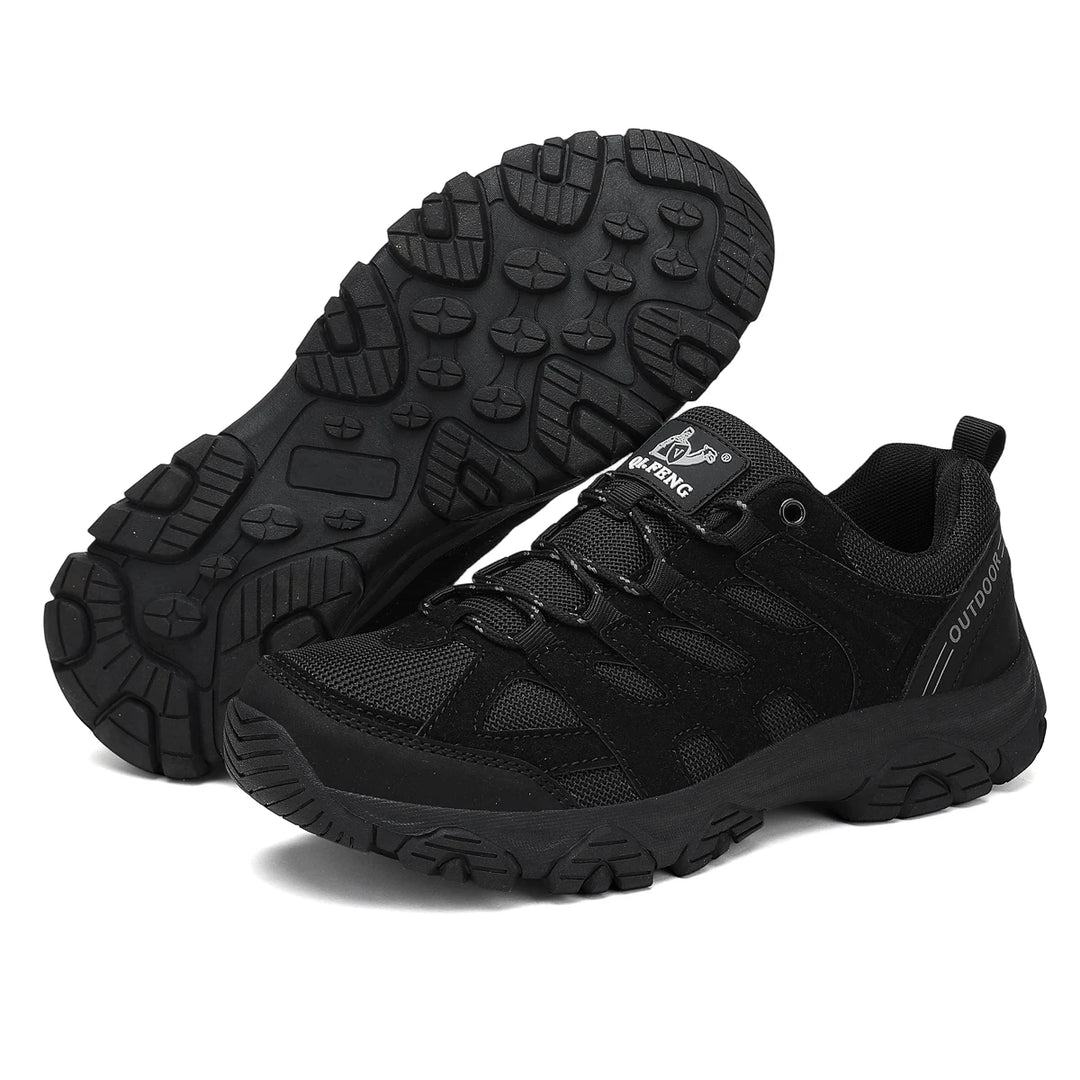 Men's Leather Mountain Sneakers | Durable All-Day Comfort Trail Fit 3