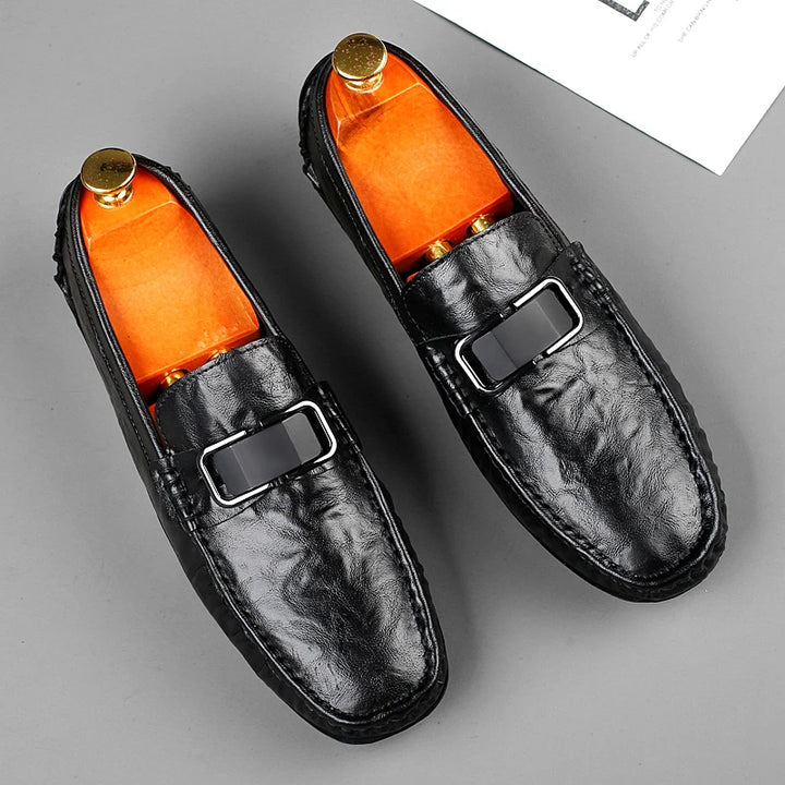 Men's Leather Penny Loafers | Classic Handmade Comfort Design 1