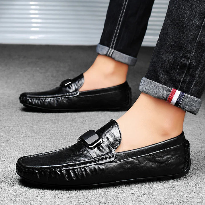 Men's Leather Penny Loafers | Classic Handmade Comfort Design 4