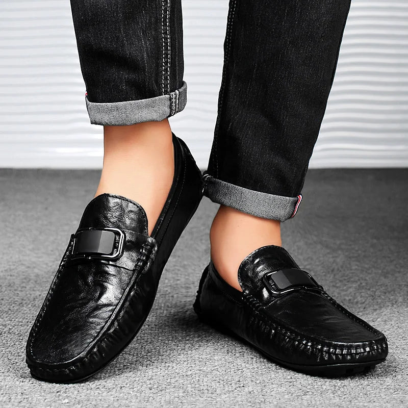 Men's Leather Penny Loafers | Classic Handmade Comfort Design 5