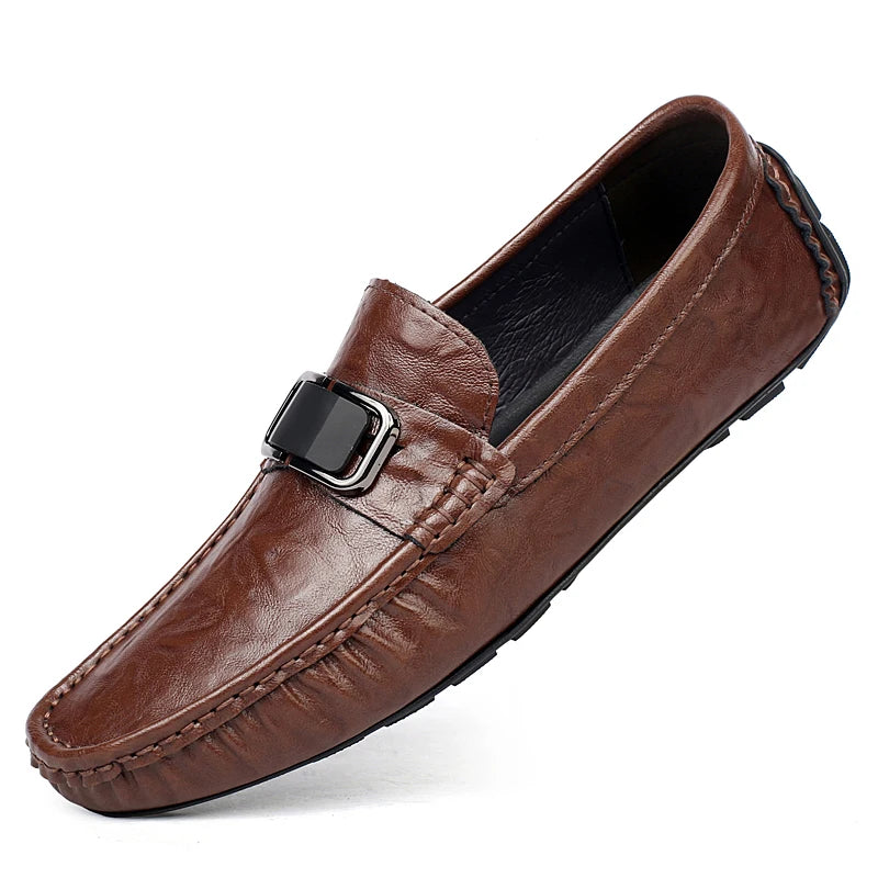 Men's Leather Penny Loafers | Classic Handmade Comfort Design 7