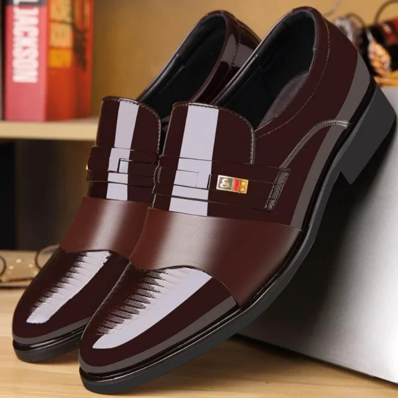 Men's Leather Slip-On Shoes | Elegant All-Day Comfort Style 0