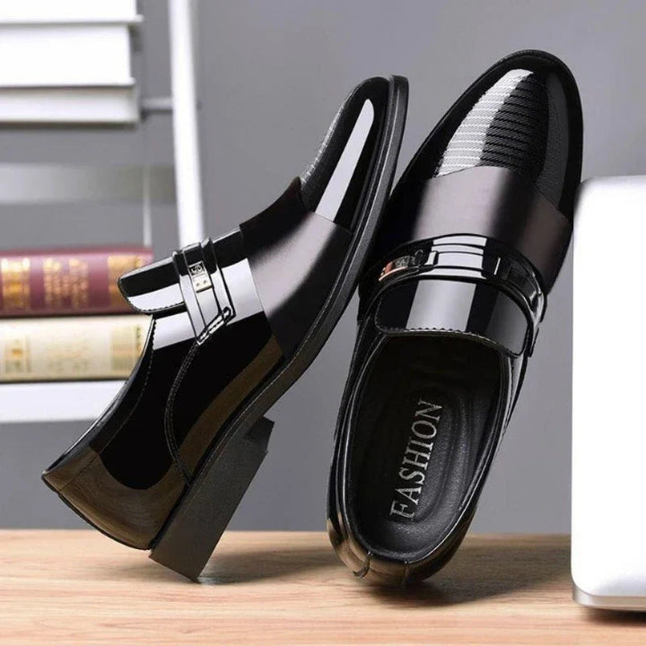 Men's Leather Slip-On Shoes | Elegant All-Day Comfort Style 1