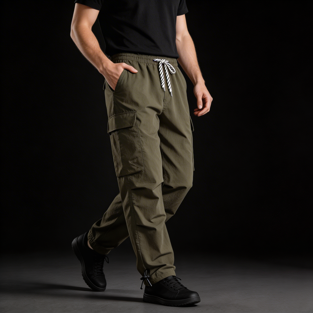 Men's Lightweight Cargo Pants | Structured Outdoor Comfort Fit 2